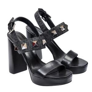 MK Michael Kors Studded Stud Wren 9.5 High Heel Pumps